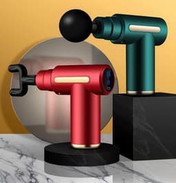 Massagepistool - Spier Stimulator - Spierherstel - 6 Snelheden - 06 kg - Zwart — thumbnail 3