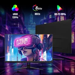 Zyrex® Gaming Monitor 240hz - Gaming Monitor -Zwart - ‎‎16cm x 62cm x 46cm — thumbnail 6