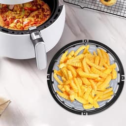 Vervangende Grillpan voor Airfryer, Antiaanbak Bakplaat, Accessoires voor Koken en Barbecue (22cm) — thumbnail 6