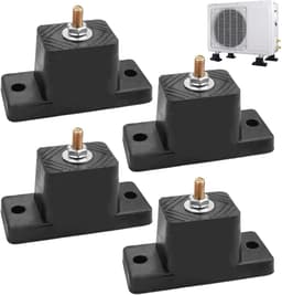 Trillingsdempers voor Airconditioning - 4 Stuks Rubber, Antislip, Ruisonderdrukking — thumbnail 1