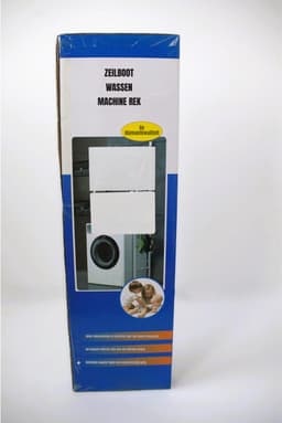 KAD® Wasmachine Ombouw - Wasmachine Kast - Wasmachine Meubel - Zilver - 25cm x 65cm x 160cm — thumbnail 3