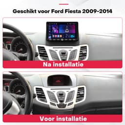 Boscer 2 Din Autoradio - Geschikt voor Ford Fiesta (2009-2014) - Draadloos Apple CarPlay & Android Auto - Vernieuwd Bedieningspaneel - 9 Inch HD Touchscreen - Android 15 - 4+64GB - WiFi, Bluetooth & USB - Camera & Microfoon — thumbnail 2