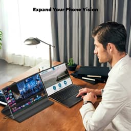 Innovastore Monitor - Draagbare monitor - Schermuitbreiding - 15,6 Inch monitor - Monitor voor Laptop/PC/Telefoon - Plug-and-play — thumbnail 3