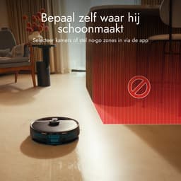 Bloomfold Robotstofzuiger met Dweilfunctie & Leegstation - 19.000Pa Zuigkracht – LiDAR Navigatie - 180 minuten - Slimme AI Robot Stofzuiger - Geschikt voor Huisdierhaar — thumbnail 12