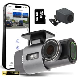 SecurLens Y PRO Dashcam 4K – Voor & Achtercamera – Dashcam Voor Auto – incl. 64GB SD kaart — thumbnail 1
