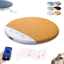 Slaapsprekers - Kussen Luidspreker voor Slapen - Ultradun (0,47 inch) - Geplande afsluiting - Onderkussen Bluetooth Speaker - Botgeleiding Technologie - Witte Ruis - batterijduur - Draadloos - voor Volwassenen & Kinderen - geel — thumbnail 1