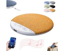 Slaapsprekers - Kussen Luidspreker voor Slapen - Ultradun (0,47 inch) - Geplande afsluiting - Onderkussen Bluetooth Speaker - Botgeleiding Technologie - Witte Ruis - batterijduur - Draadloos - voor Volwassenen & Kinderen - geel