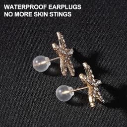 100 stuks rubberen oorbelachterkanten, rubber, comfortabel, ondoordringbaar, zacht, veilige achterkanten, doorzichtig, antislip, oorbelstoppers, veilige pasvorm voor oorbellen, hoepels en piercings — thumbnail 3