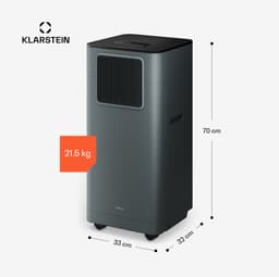 Klarstein Mobiele Airco Breeze Box 9K Portable Airconditioner - 9000 BTU, Smart App & Voice Control, 3-in-1 Koelen, Ontvochtiger & Ventilator, Energieklasse A, voor kamers tot 32 m², Stille werking, Eenvoudig te installeren,6 kW — thumbnail 17