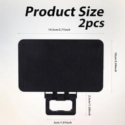 2 stuks telefoonzonneschermhoes, antireflectie en antireflectie, verstelbaar autotelefoonscherm tegen de zon met clips, universeel, geschikt voor alle smartphones — thumbnail 5