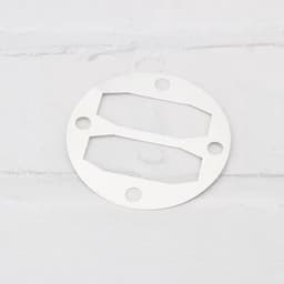 4 sets luchtcompressorkop aluminium pakking membraanventiel inclusief 73 mm aluminium pakking 10x47 mm klepstuk compatibel met centrale pneumatische compressoronderdelen — thumbnail 5