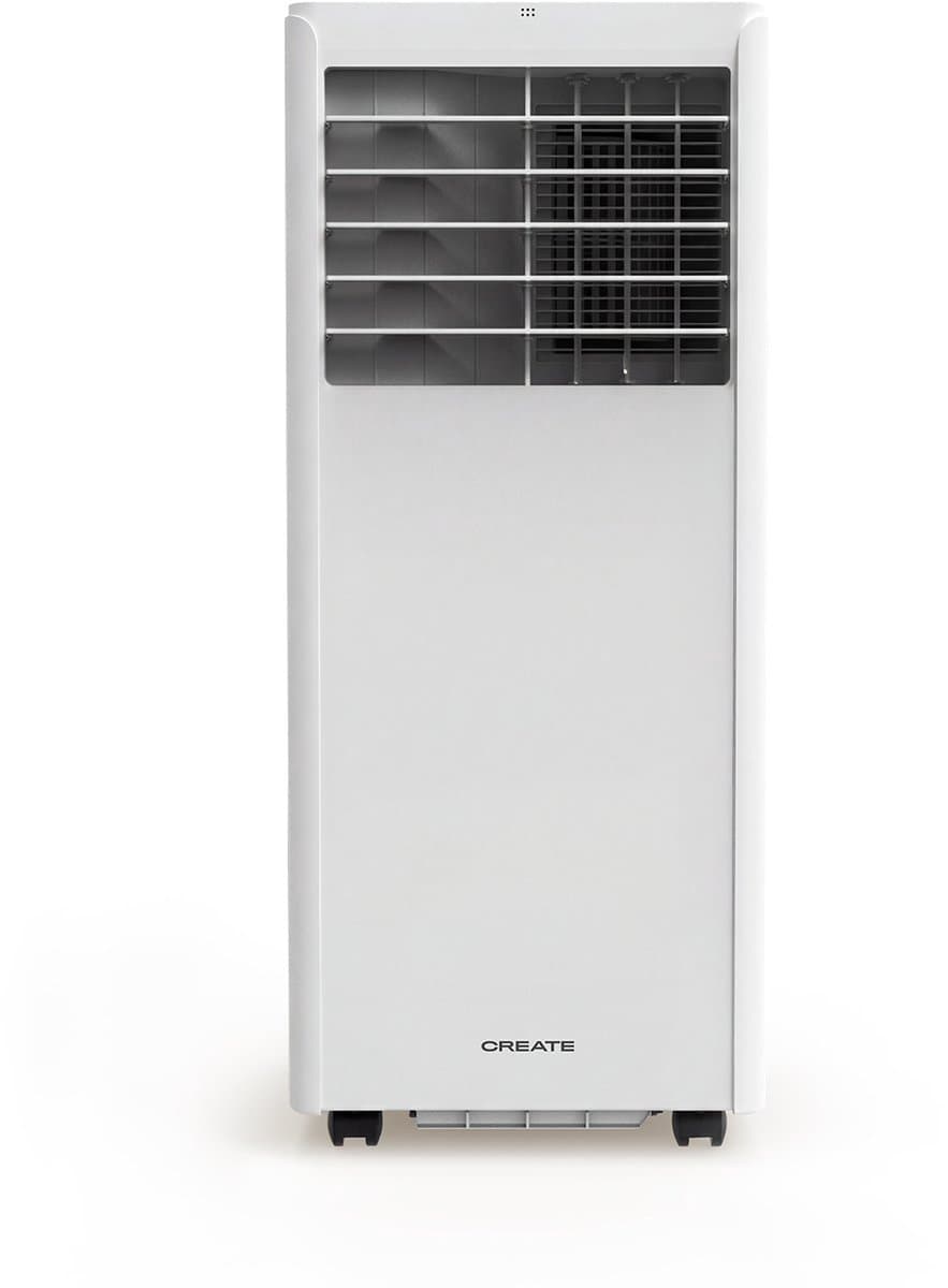 CREATE - Mobiele airco 3-in-1 5000 BTU met ontvochtiger 27 L/dag - Wit - Met afvoerset voor schuifraam - SILKAIR 5000 — afbeelding 1