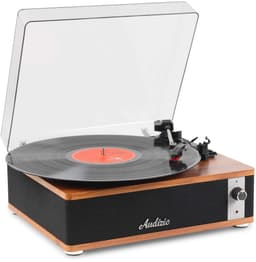 Platenspeler - Audizio Irvine - LP speler - Platenspeler Bluetooth - Voor alle plaatformaten - Houtlook — thumbnail 1