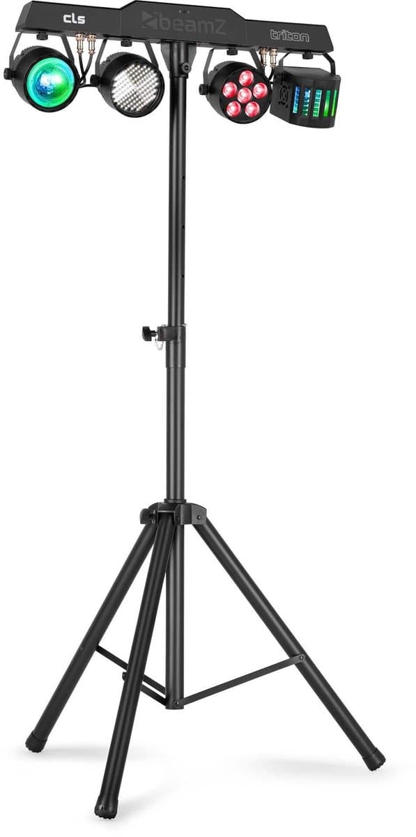 Feestverlichting op statief - BeamZ CLS Triton Partybar - Discolampen - DMX en muziekmodus - RGBW — afbeelding 1