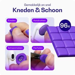 Buddi Fresh | Professionele Schoonmaakset voor telefoon, Tablet en Airpods | Geschikt voor oplaadpoort, AirPods en telefoon schoonmaken | Reinigingsgum | Inclusief handige borstels — thumbnail 5