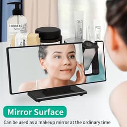 Projectie Wekker met 180° Rotatie – LED Alarmklok met Projector – USB Digitale Wekker met Temperatuur & 24u Modus – Voor Slaapkamer — thumbnail 2