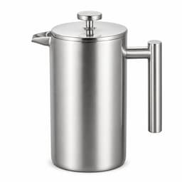 My Green Deal – RVS French Press 600 ml – Cafetiere – French Press Koffiemaker – Premium 304 RVS – Dubbelwandig & Vaatwasserbestendig — thumbnail 1
