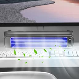 Bladloze Ventilator - Torenventilator Koude Lucht - Ruimte Koelen - Drie Snelheden - Compact - Beige — thumbnail 4