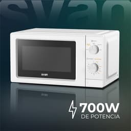 Magnetron - Oven Verwarming - Snel Eten Opwarmen - Eenvoudige Reiniging - 19 liter - Wit — thumbnail 4