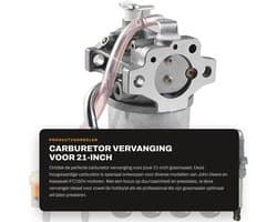Dailygoods- Carburateur Vervanging voor John Deere - Voor Kawasaki FC150V - 4-Takt Motor - Inclusief Brandstoffilter - Bougie - Geschikt voor 21-Inch Maaiers