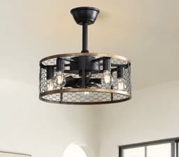 Equivera Plafonniere met Ventilator - Plafondventilator - Plafondventilator Afstandsbediening - Plafondventilator Slaapkamer - Plafond Ventilator met Verlichting - Plafondlamp - Plafonniere - Ideaal voor in uw slaapkamer! — thumbnail 1