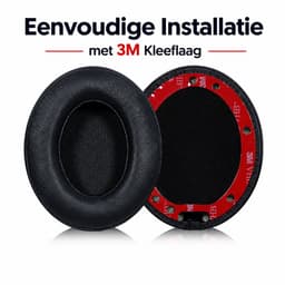 Oorkussens Geschikt voor Beats Studio 2.0 / 3.0 Wireless – Vervangende Earpads – Zacht Schuim – Zwart — thumbnail 3