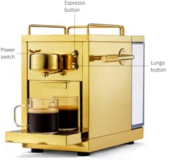 Sjöstrand The Original 2.0 - Espresso Capsule Machine - Brass - Goud — thumbnail 4