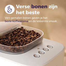 Philips Baristina + Melkopschuimer Bundel - BAR308/00 - Semi-Automatische Espressomachine - Pistonmachine - Koffiemachine met bonen - 2026 Editie - Wit — thumbnail 2