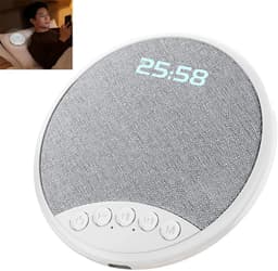 Bluetooth 5.4 kussenluidspreker – Ultradunne, draadloze kussenluidspreker van slechts 8 mm met timer en witte ruisfunctie, tot 30 uur batterijduur, ideaal voor slaap en ontspanning. — thumbnail 1