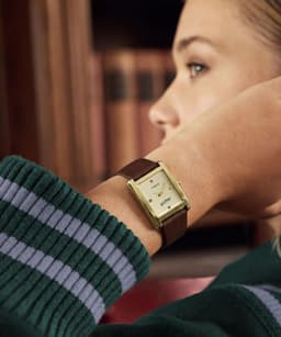 Timex Harry Potter x Hailey Hogwarts TW2Y75700 Horloge - Leer - Bruin - Ø 24 mm — thumbnail 2