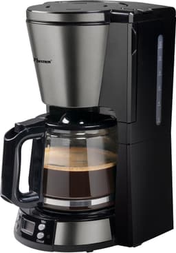 Bestron ACM800TG Koffiezetapparaat – 1,5L Glazen Kan – 1000W – Timerfunctie – 10‑12 Koppen – RVS Afwerking — thumbnail 5