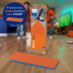 Philips OneUp Elektrische Dweil 5000 series XV5113/01 + Extra oranje dweilpad - Dweilsysteem - Vloerreiniger - Vuil water opzuigen - 2 standen - 70min dweilen - Geen emmer nodig — thumbnail 2