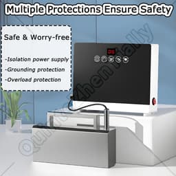 Draagbare Afwasmachine - Gootsteen Reiniger - Servies Reinigen - Multifunctionele Reiniging - 360 Watt - Zilver — thumbnail 4