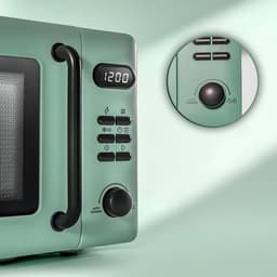 Digitale magnetron - Compacte oven - Snelle maaltijden - Grill en ontdooi - 20 liter inhoud - Rood — thumbnail 2