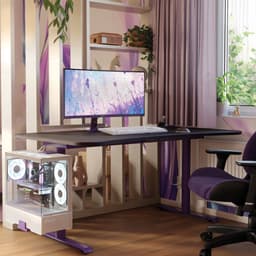 Arozzi Nova 34" Gaming Monitor - Curved - UWQHD VA - 165Hz - Paars — thumbnail 5
