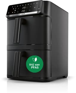 Bosch MAFD661B0 XXL Airfryer - Serie 6 - 12L - 2x6L - Dubbele mand - Tot 8 personen - Zwart — thumbnail 1
