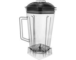 Blenderkan Vervanging - Sapcentrifuge Beker - Grote Hoeveelheden Mixen - Robuuste Constructie - 2 Liter Capaciteit - Transparant