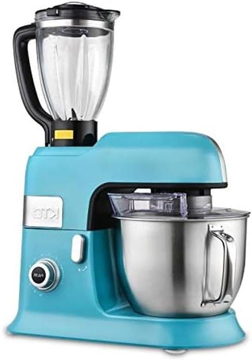 Keukenmachine 6.5L - Kneedmachine Mixer - Bakken en Koken - 1300W Krachtig Vermogen - 10 Snelheden - Blauw — afbeelding 1