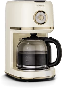 Klarstein Koffiemachine Victoria Filterkoffiemachine – met retro-design, 1,5 L voor tot 12 kopjes, warmhoudfunctie, anti-druppelsysteem, automatische uitschakeling - Koffiezetapparaat - voor Keuken - Coffee Machine - Koffieautomaat — thumbnail 5