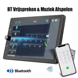 ESSGOO 1Din Autoradio - Apple Carplay & Android Auto - 10.4 inch HD verstelbaar scherm - USB, Aux, Bluetooth - Achteruitrijcamera & Microfoon — thumbnail 4