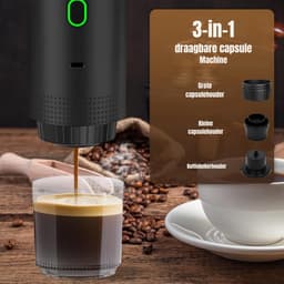 Zyrex® Draagbare Koffiemachine - Blender To Go - Draagbare Blender - Groen - 9cm x 9cm x 27cm — thumbnail 4