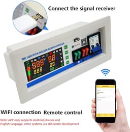Digitale Regelaar - Thermostaat Vochtsensor - Incubator Controle - Automatische Aanpassing - 10x30x13 cm - Zwart — thumbnail 3