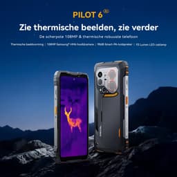 OSCAL PILOT 6 Robuuste Smartphone - IP68/IP69K Outdoor Telefoon - 48GB RAM - 256GB ROM - 6,78inch - 10000mAh 27W - Android 16 - GPS, NFC, OTG - Zwart — thumbnail 5