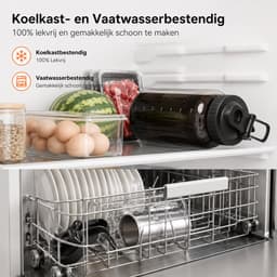BOTC Cold Brew Koffie Maker - Slow Coffee - 1.8 Liter - Borosilicaat Glas - Zwart — thumbnail 3