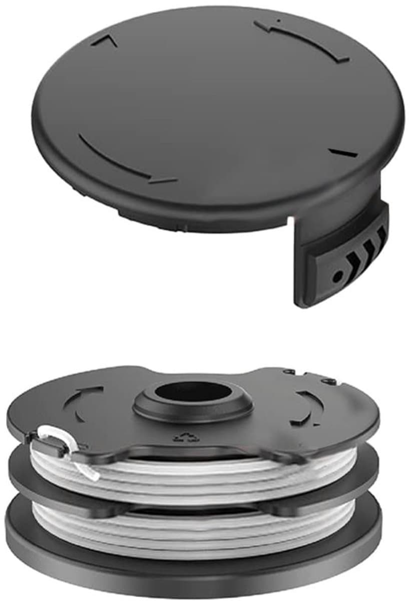 Byshayne- Spoel met Deksel - Geschikt voor Parkside PRTA 20-Li A1/B1/B2/C3 - Lijndiameter 1,6 mm - Lijnlengte 8,3 m - Spoelmaat 65 x 24 mm - Cover Grootte 80 x 35 mm - Grasmaaier Spoel — afbeelding 1