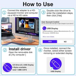 USB 3.0 naar HDMI Adapter voor Externe Monitor — thumbnail 4