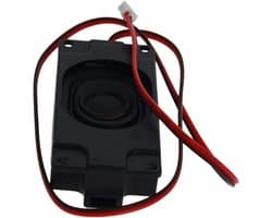 Mini Luidspreker - Interne Magneet Speaker - Elektronica Projecten - Met Draad en Terminal - 70x30x17mm - Zwart