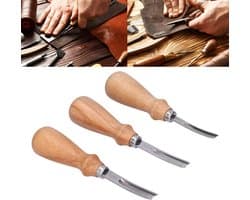 Professionele Leerafwerking Beveler voor Handgemaakte Leerprojecten - Perfect voor DIY, Snijden en Schaven