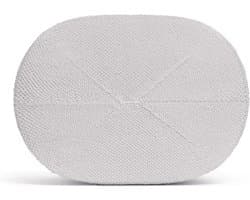 Luidsprekerhoes - Speaker cover Hifi hoes - Interieur aanpassen - Akoestisch transparant - 26 x 16 x 185 cm - Wit