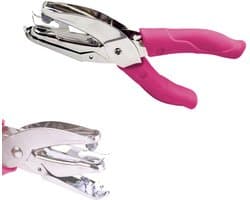 Handmatige perforator met enkele opening, 6mm gatdiameter, ideaal voor papier, karton en knutselprojecten